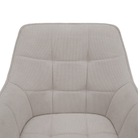 Scaunul de design NOTO, bej/negru, 58.5x62x86 cm Kondela