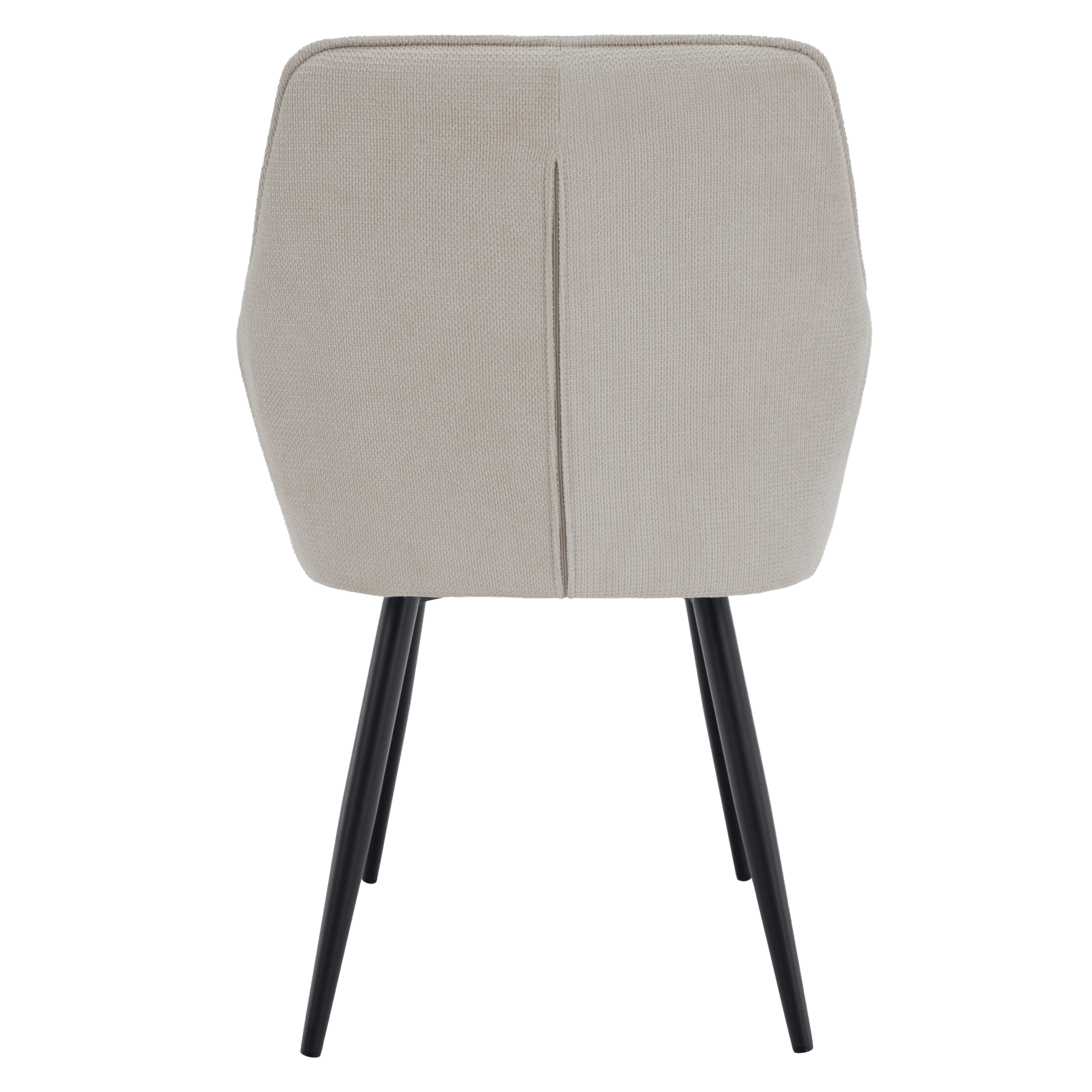 Scaunul de design NOTO, bej/negru, 58.5x62x86 cm Kondela