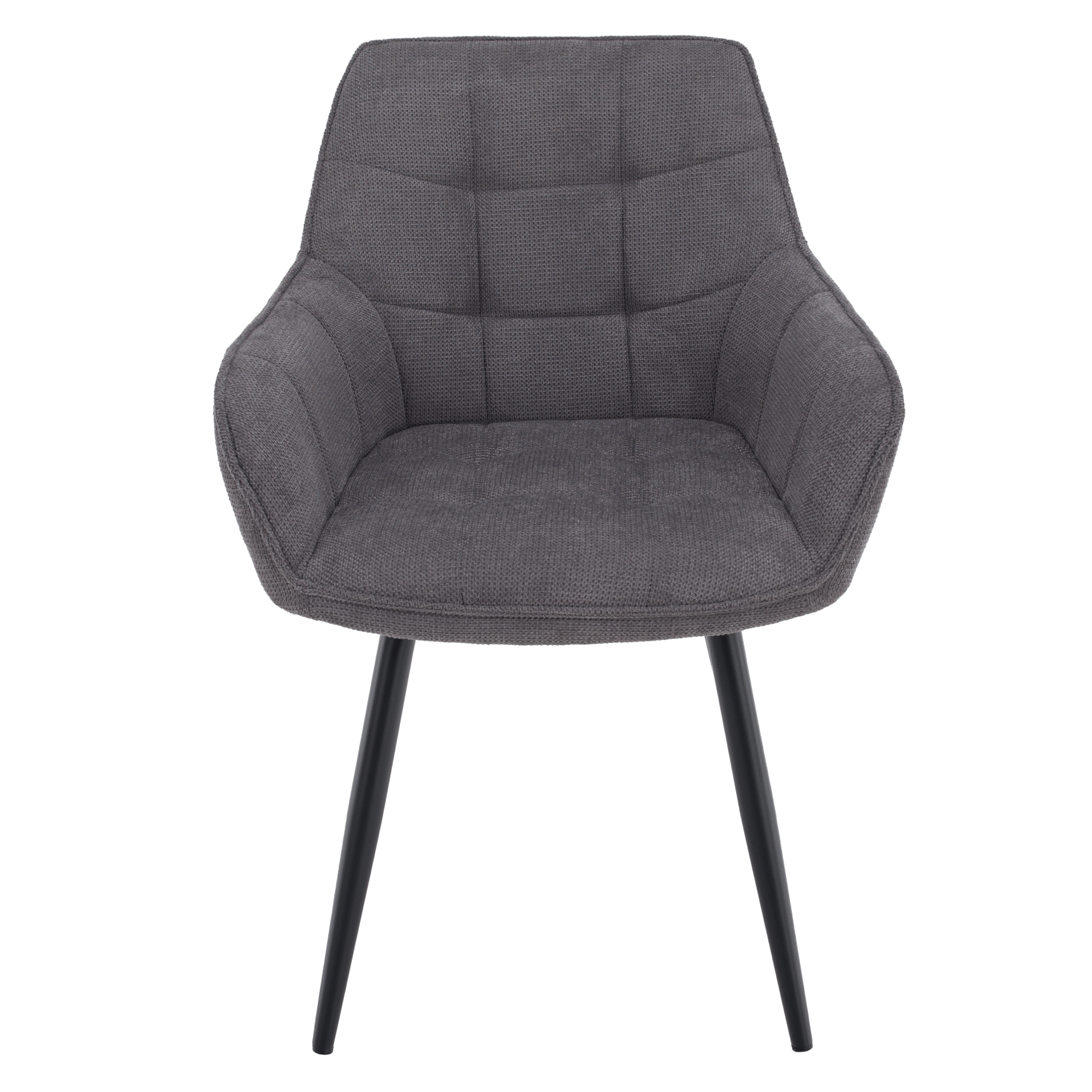 Scaun de design NOTO, gri/negru, 58.5x62x86 cm Kondela