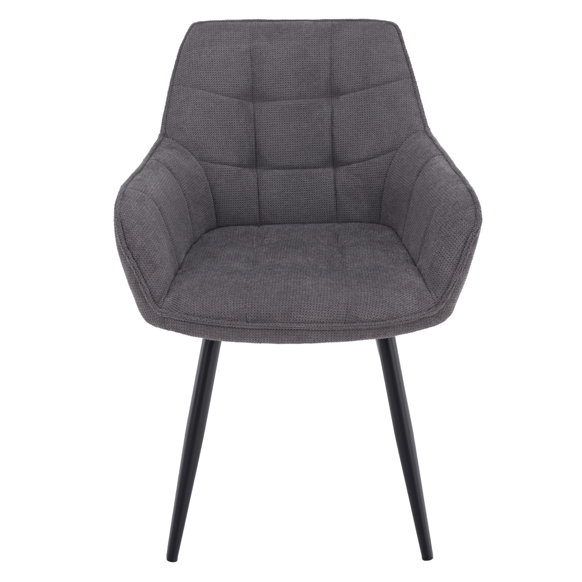 Scaun de design NOTO, gri/negru, 58.5x62x86 cm Kondela