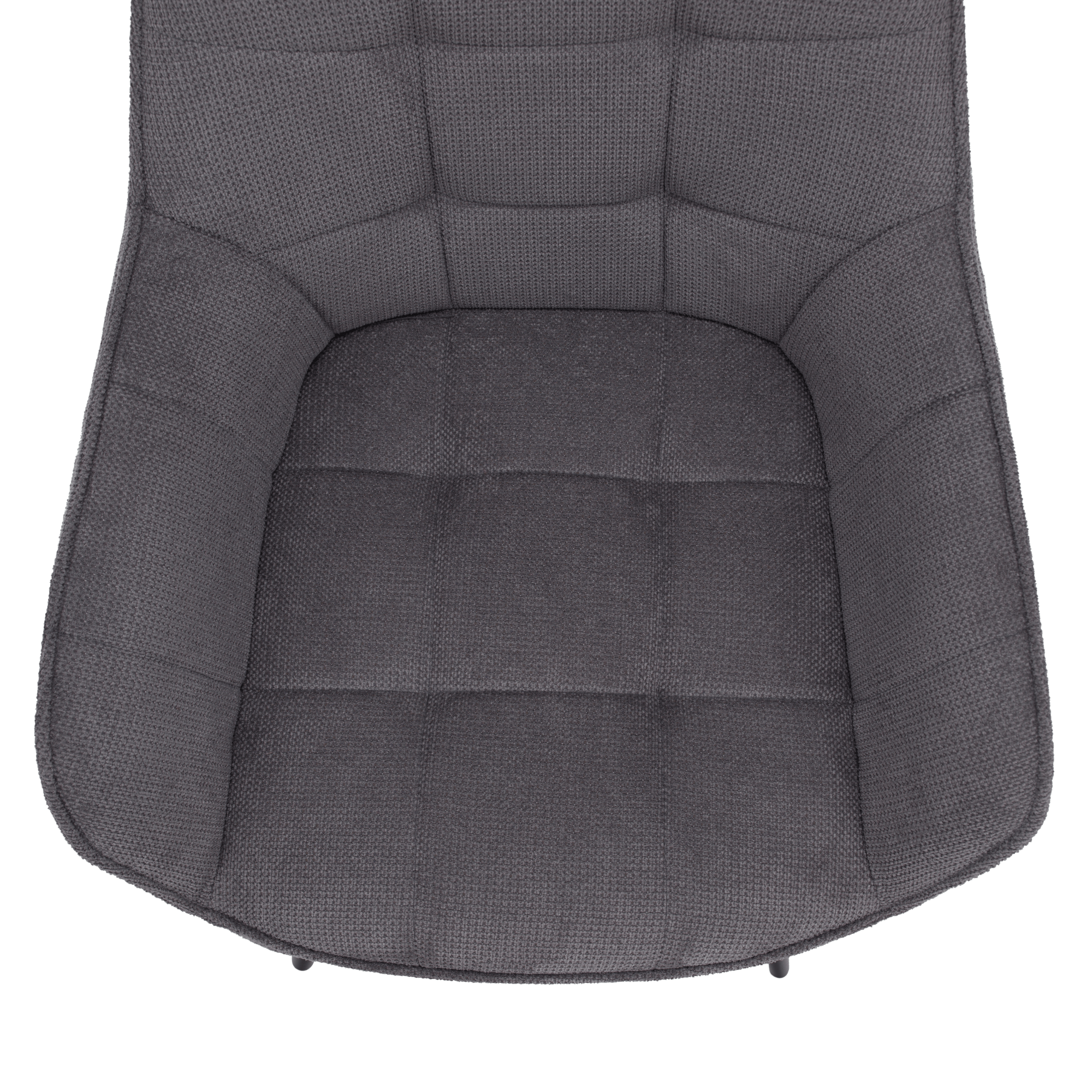 Scaun de design NOTO, gri/negru, 58.5x62x86 cm Kondela