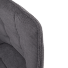Scaun de design NOTO, gri/negru, 58.5x62x86 cm Kondela