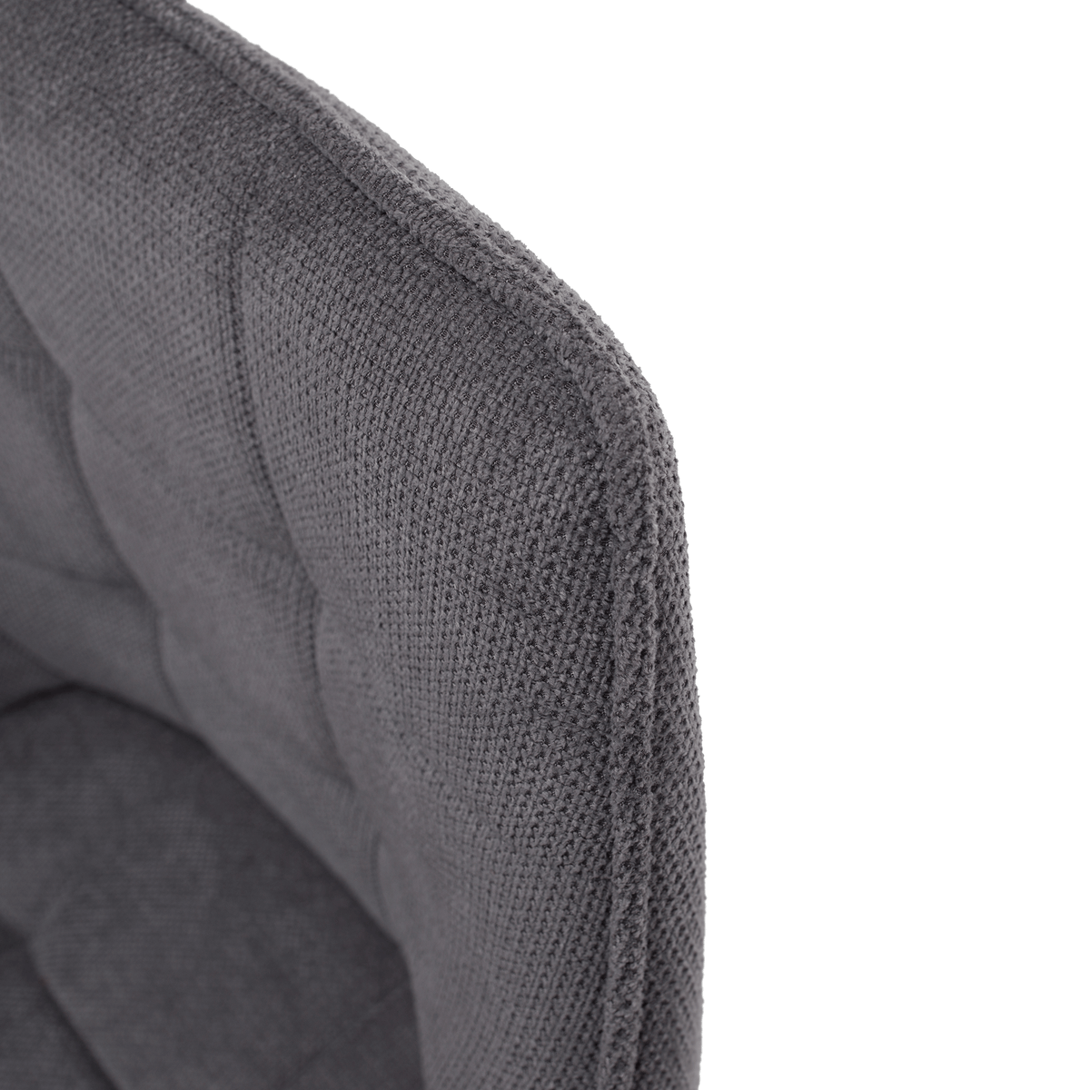 Scaun de design NOTO, gri/negru, 58.5x62x86 cm Kondela