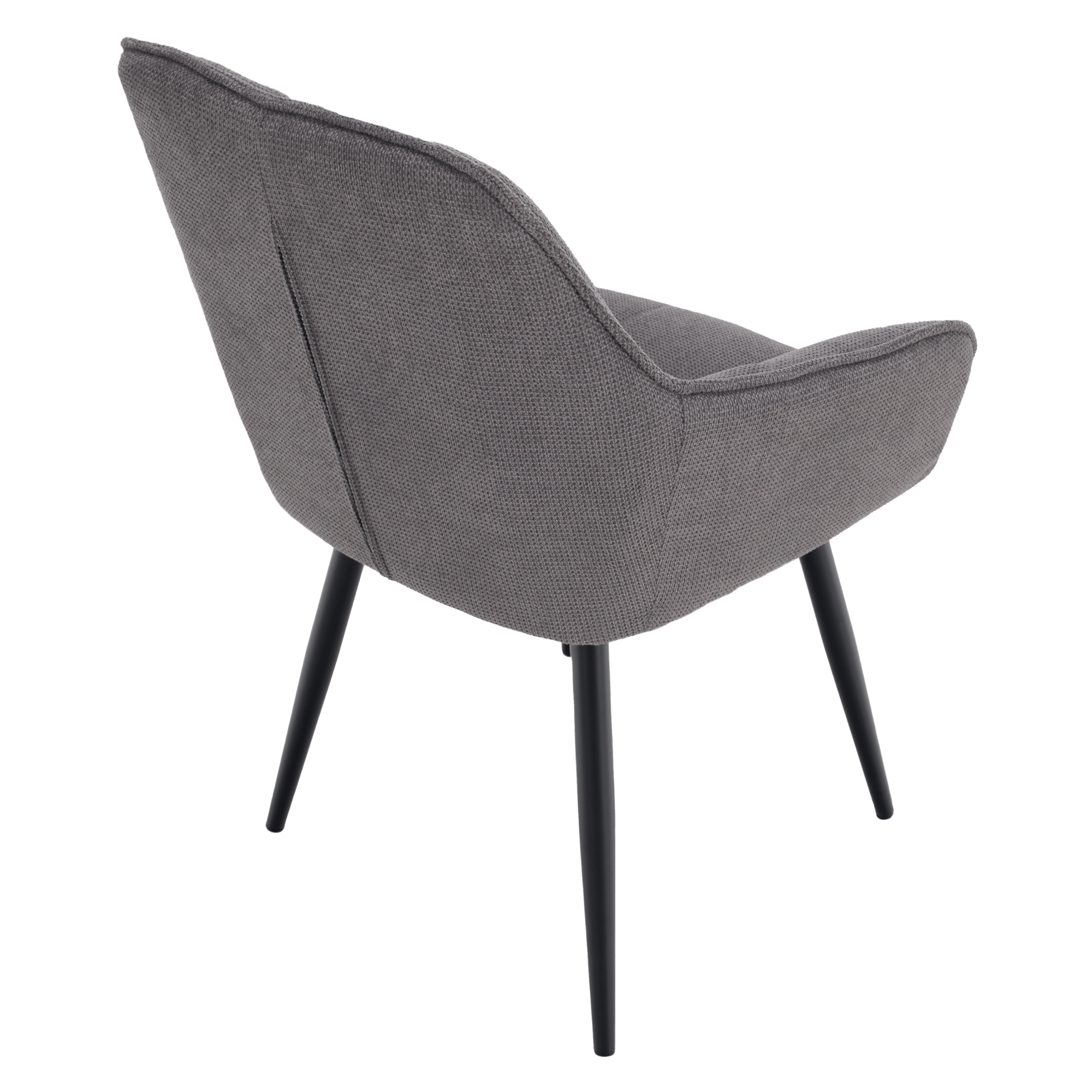 Scaun de design NOTO, gri/negru, 58.5x62x86 cm Kondela