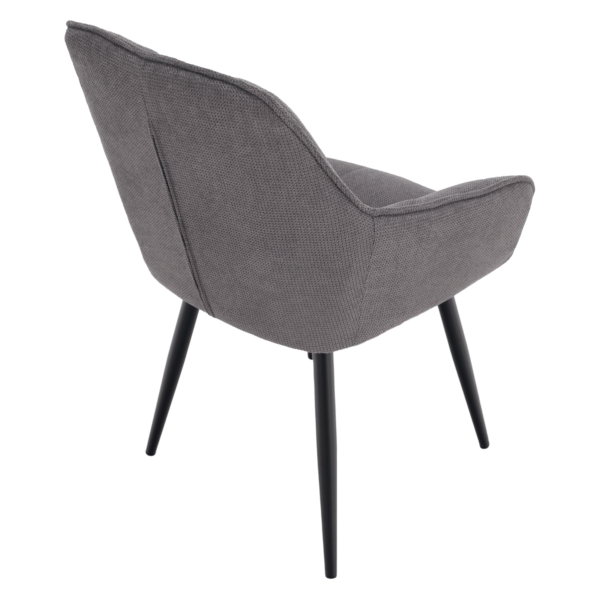 Scaun de design NOTO, gri/negru, 58.5x62x86 cm Kondela