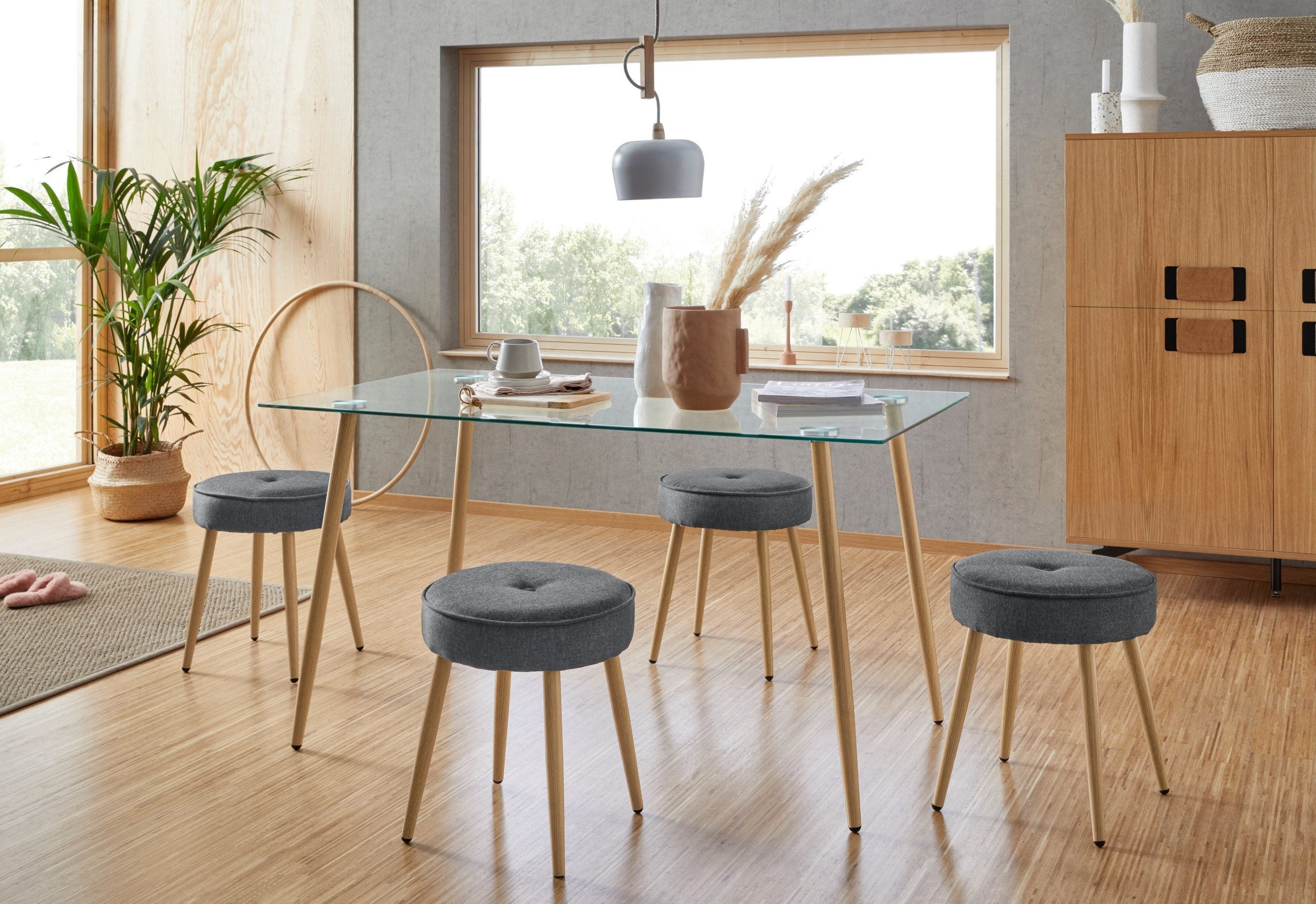 Masa cu blat de sticla Miller Arboteca