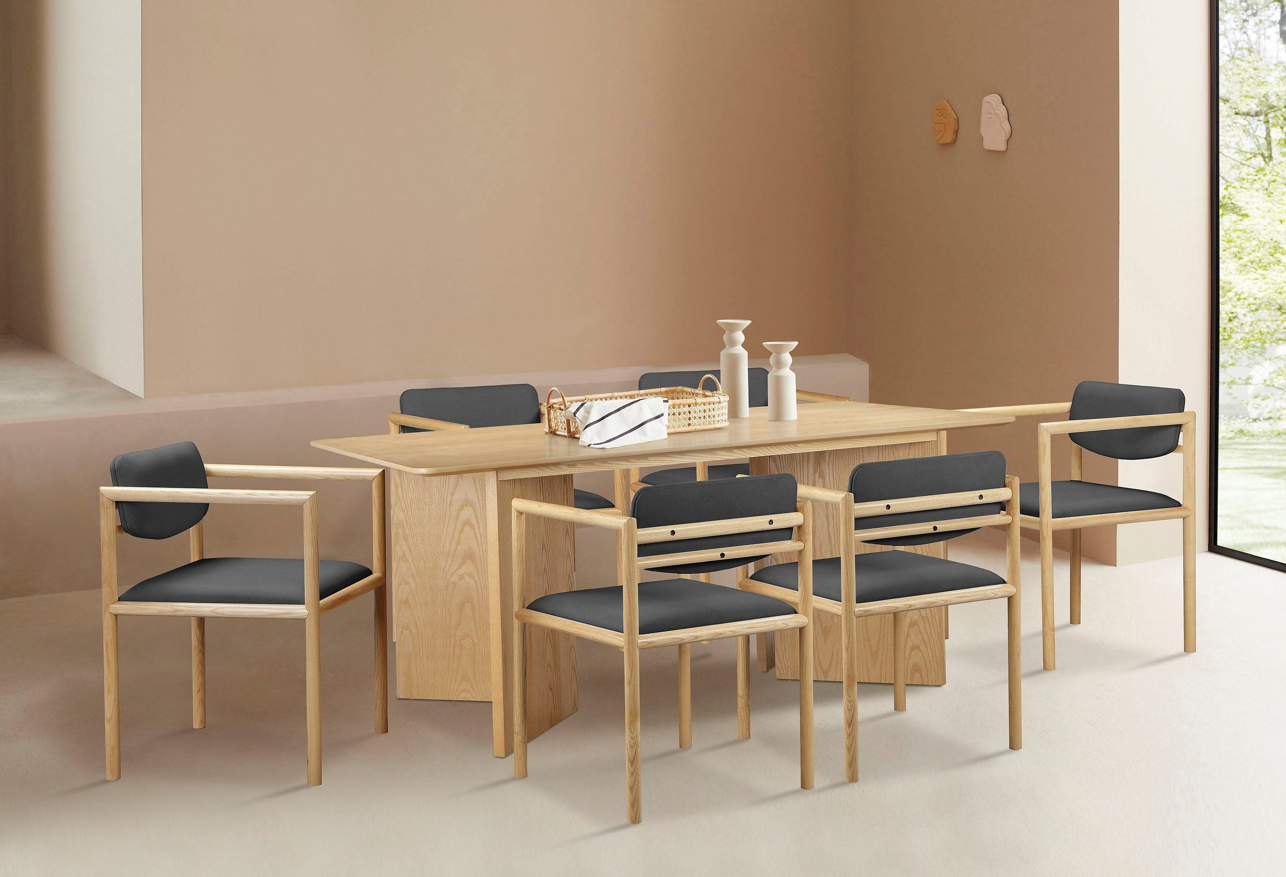 Masa Charlotte, MDF, 180 cm latime Arboteca