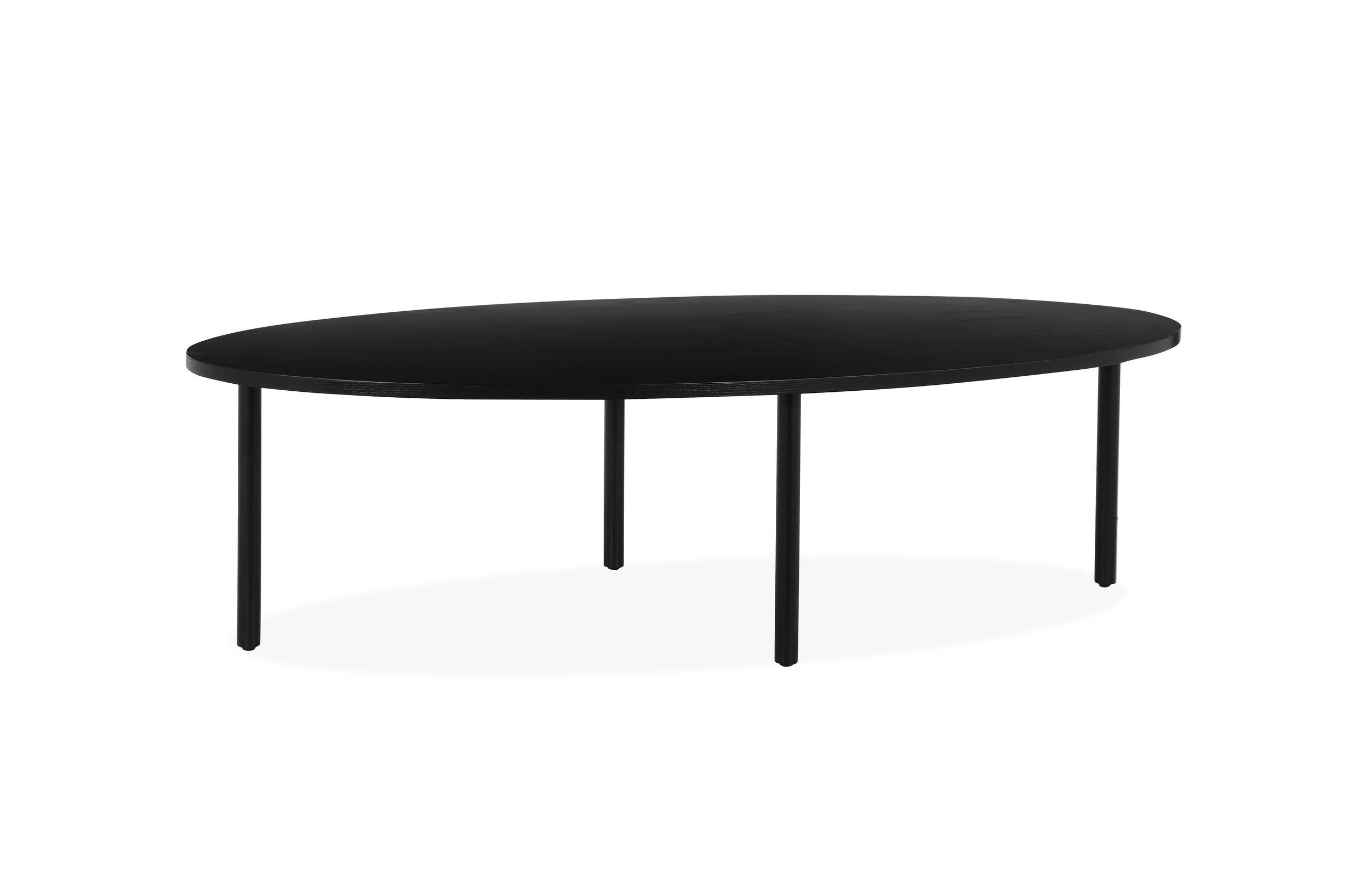 Masuta de cafea Anelisse, Negru, 140 cm latime Arboteca