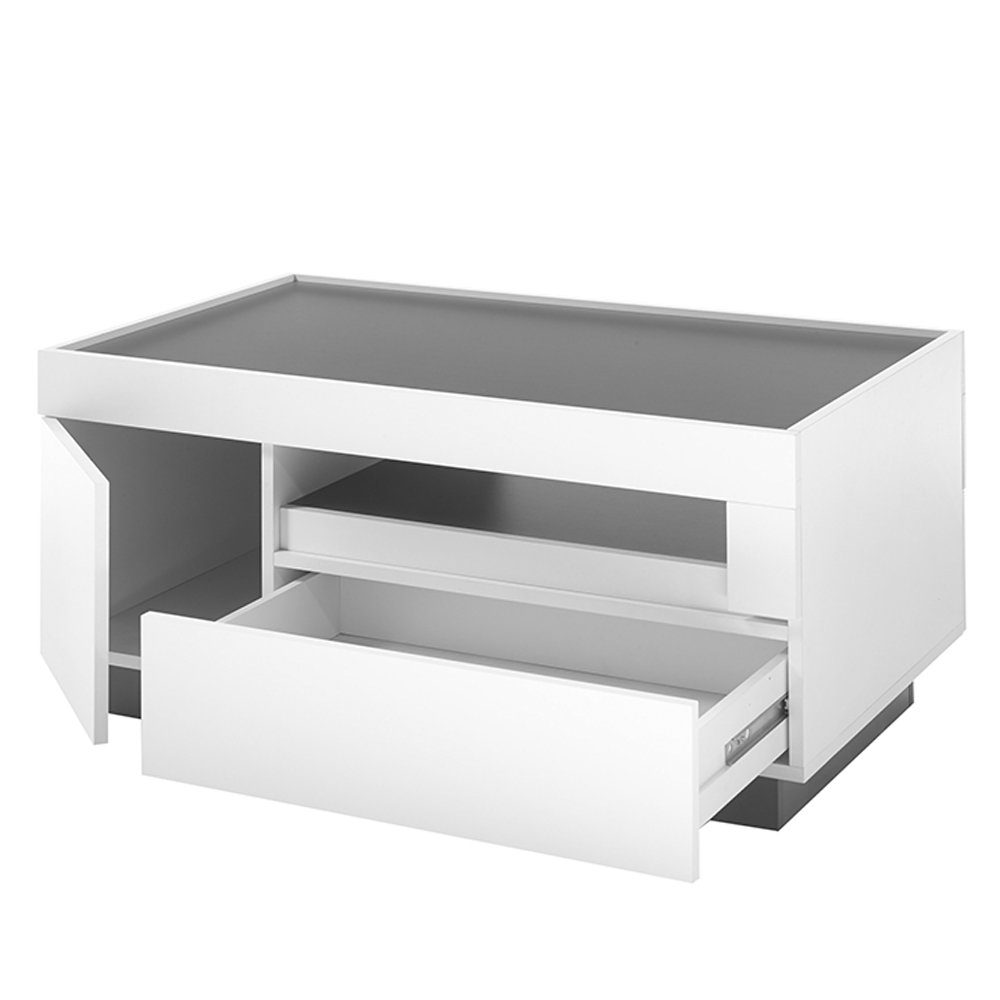 Masuta de cafea Axxa , Alb-Gri , 100 cm Arboteca