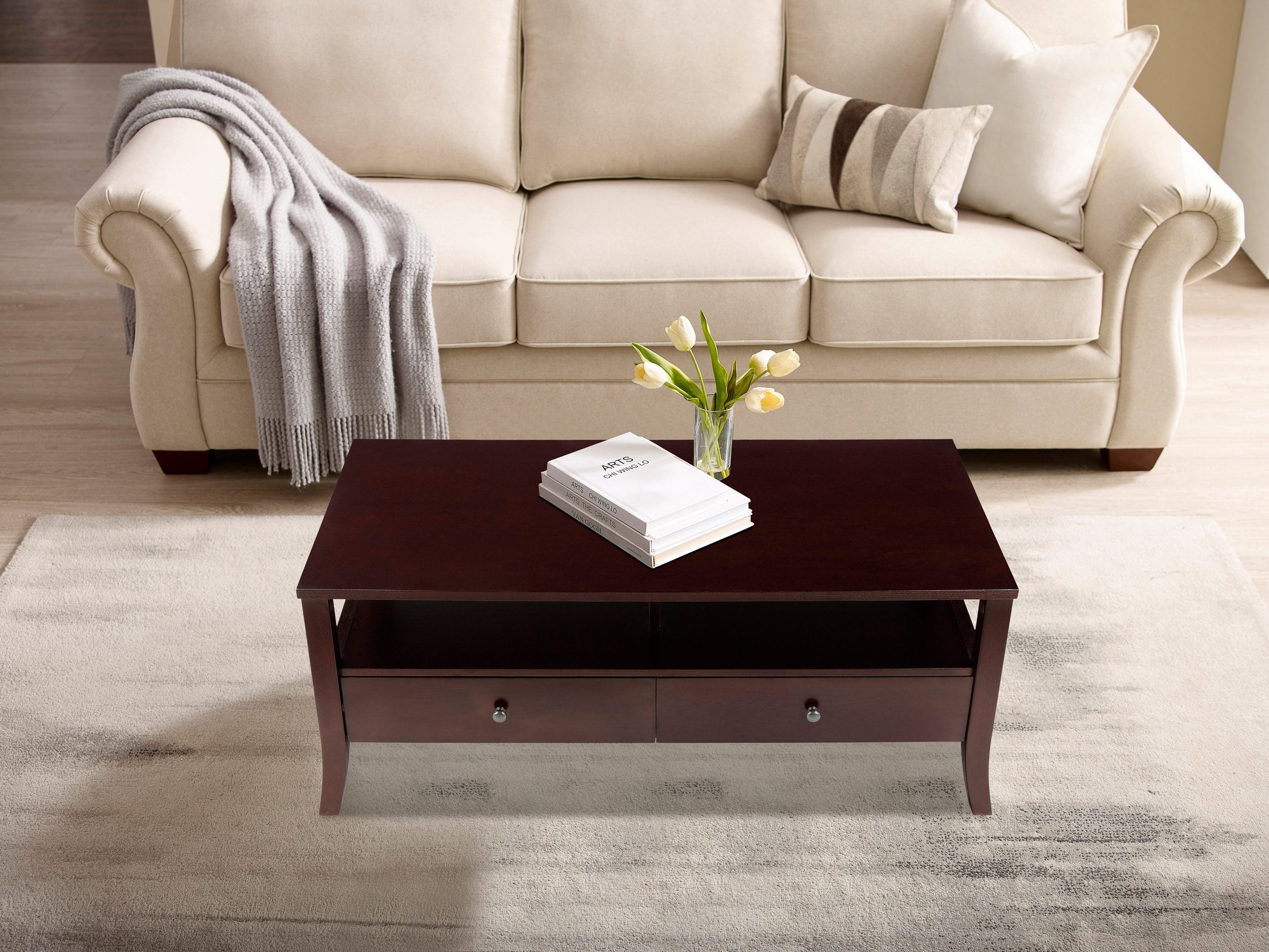 Masuta de cafea Passadena, 120 cm latime Arboteca