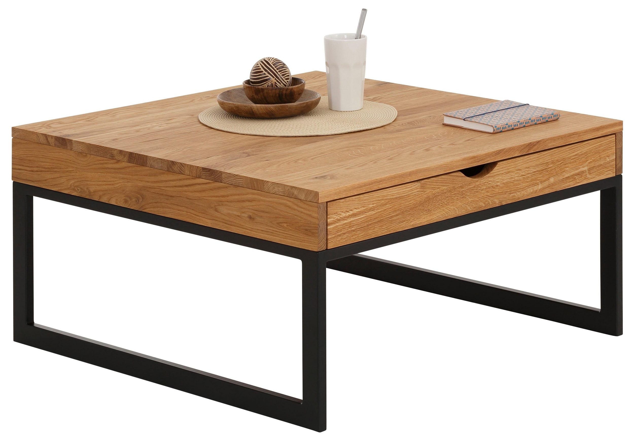 Masuta de cafea Betula, lemn masiv, 80 cm latime Arboteca