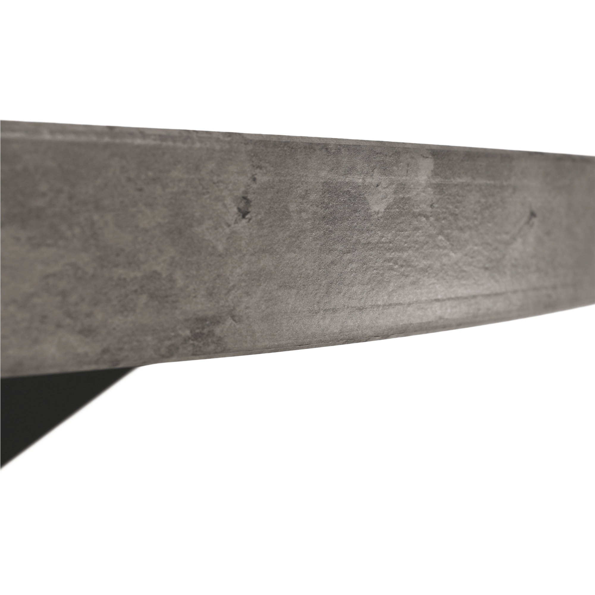 Masă de luat masa KRAPINA, gri carbon / negru, diametru 120 cm Kondela
