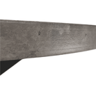Masă de luat masa KRAPINA, gri carbon / negru, diametru 120 cm Kondela