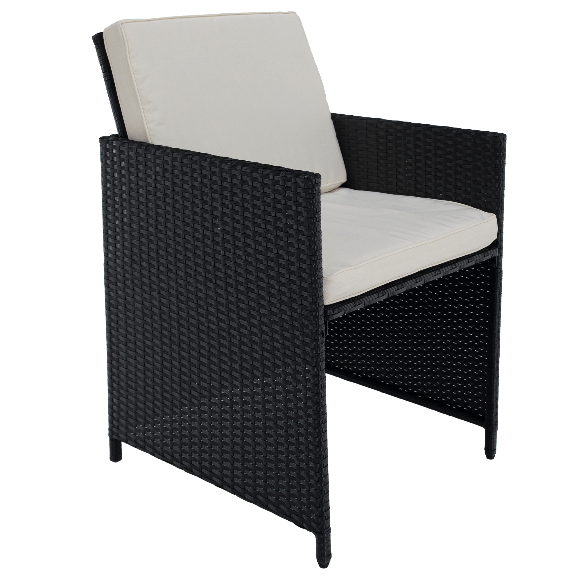 Set Dining Grădină MELFORD 9 Piese | 4 Scaune + 4 Taburete + Masă Salcâm Masiv | Ratan Tehnic Kondela