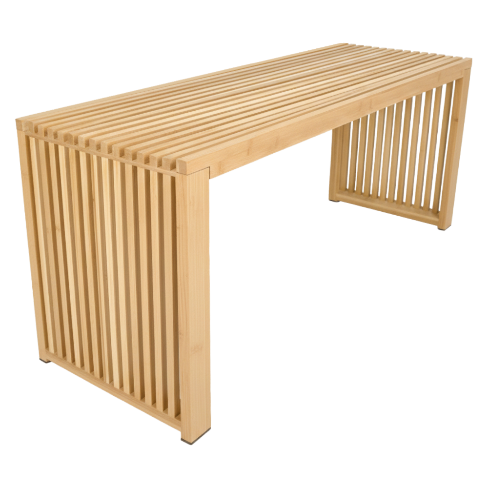 Bancă, bambus, 89.7x33x43.5 cm Kondela