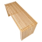 Bancă, bambus, 89.7x33x43.5 cm Kondela