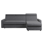 Set canapea de colț AJACCIO, gri, pe dreapta, 236x170x68 cm Kondela