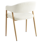 Fotoliu de sufragerie de design BEAULIEU TIP 1, crem/fag, 53x51x74 cm Kondela