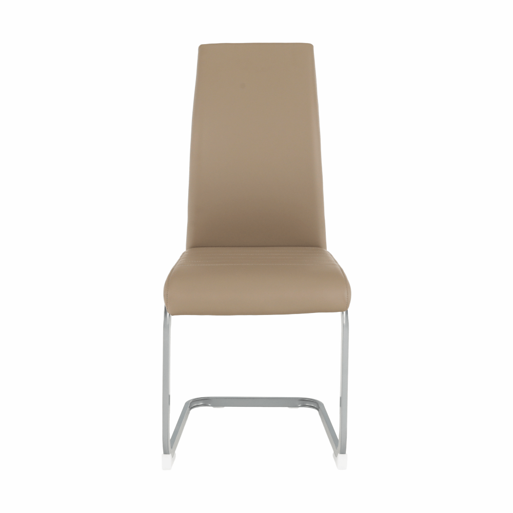 Scaun dining BELLAGIO, gri maro Taupe / gri, piele eco, 42x56x99 cm Kondela