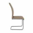 Scaun dining BELLAGIO, gri maro Taupe / gri, piele eco, 42x56x99 cm Kondela