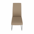 Scaun dining BELLAGIO, gri maro Taupe / gri, piele eco, 42x56x99 cm Kondela