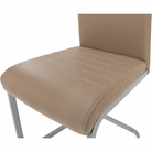 Scaun dining BELLAGIO, gri maro Taupe / gri, piele eco, 42x56x99 cm Kondela