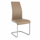 Scaun dining BELLAGIO, gri maro Taupe / gri, piele eco, 42x56x99 cm Kondela