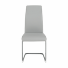 Scaun dining BELLAGIO, gri deschis / gri, piele eco, 42x56x99 cm Kondela