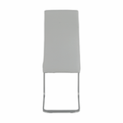 Scaun dining BELLAGIO, gri deschis / gri, piele eco, 42x56x99 cm Kondela