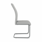 Scaun dining BELLAGIO, gri deschis / gri, piele eco, 42x56x99 cm Kondela