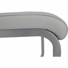 Scaun dining BELLAGIO, gri deschis / gri, piele eco, 42x56x99 cm Kondela