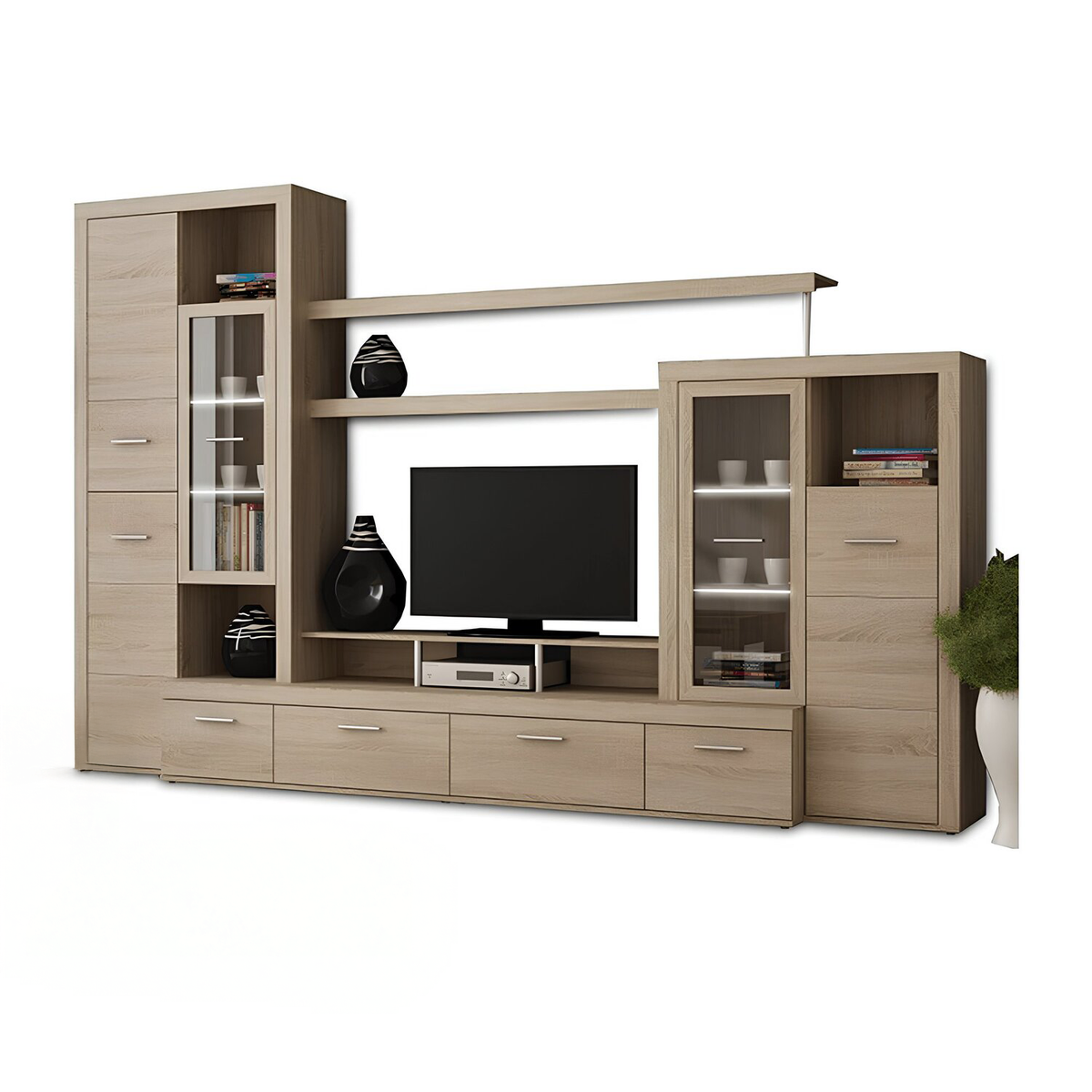 Mobilă de living, stejar sonoma Kondela