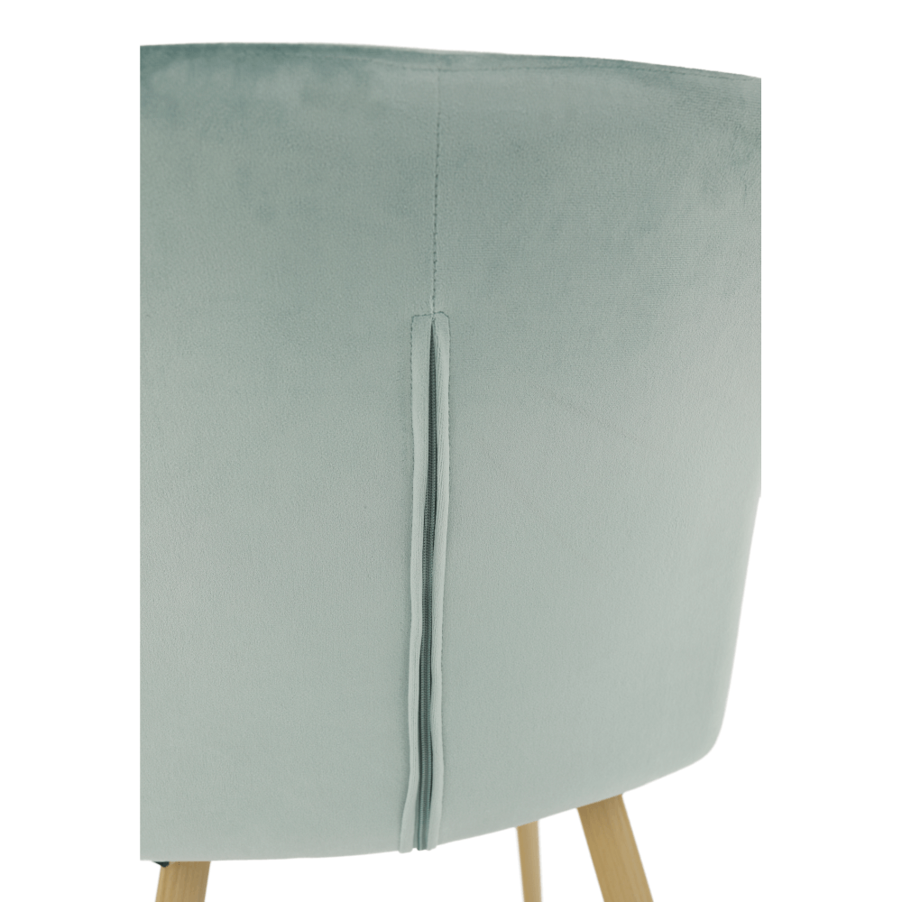 Scaun BUNOL, material mentă / fag, țesătură / metal, 56x63x82 cm Kondela