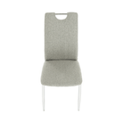 Scaun bucătărie CHIOS, material textil bej/crom, 42x52x97 cm Kondela