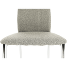 Scaun bucătărie CHIOS, material textil bej/crom, 42x52x97 cm Kondela
