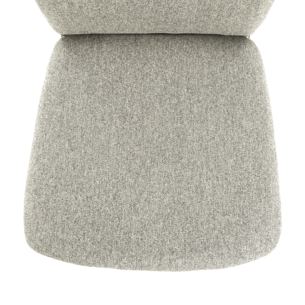 Scaun bucătărie CHIOS, material textil bej/crom, 42x52x97 cm Kondela