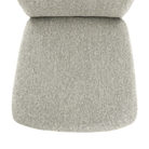 Scaun bucătărie CHIOS, material textil bej/crom, 42x52x97 cm Kondela