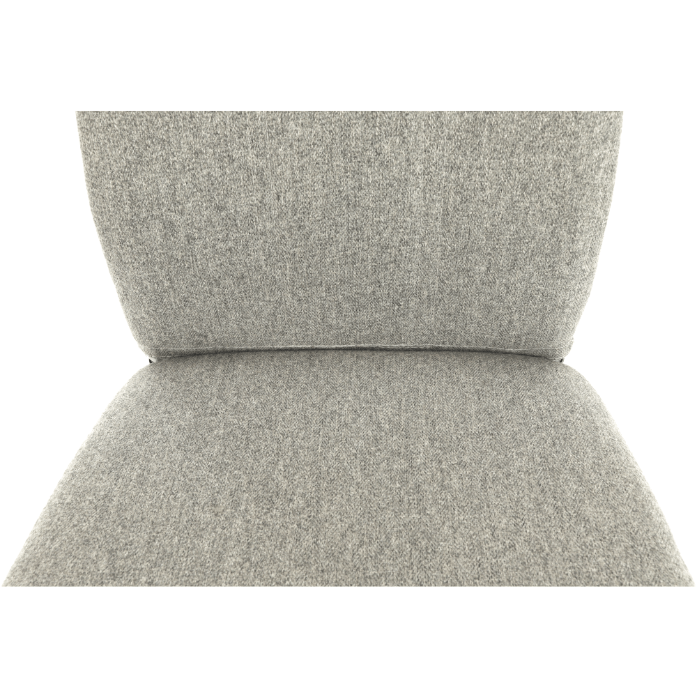 Scaun bucătărie CHIOS, material textil bej/crom, 42x52x97 cm Kondela