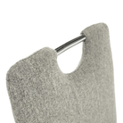 Scaun bucătărie CHIOS, material textil bej/crom, 42x52x97 cm Kondela