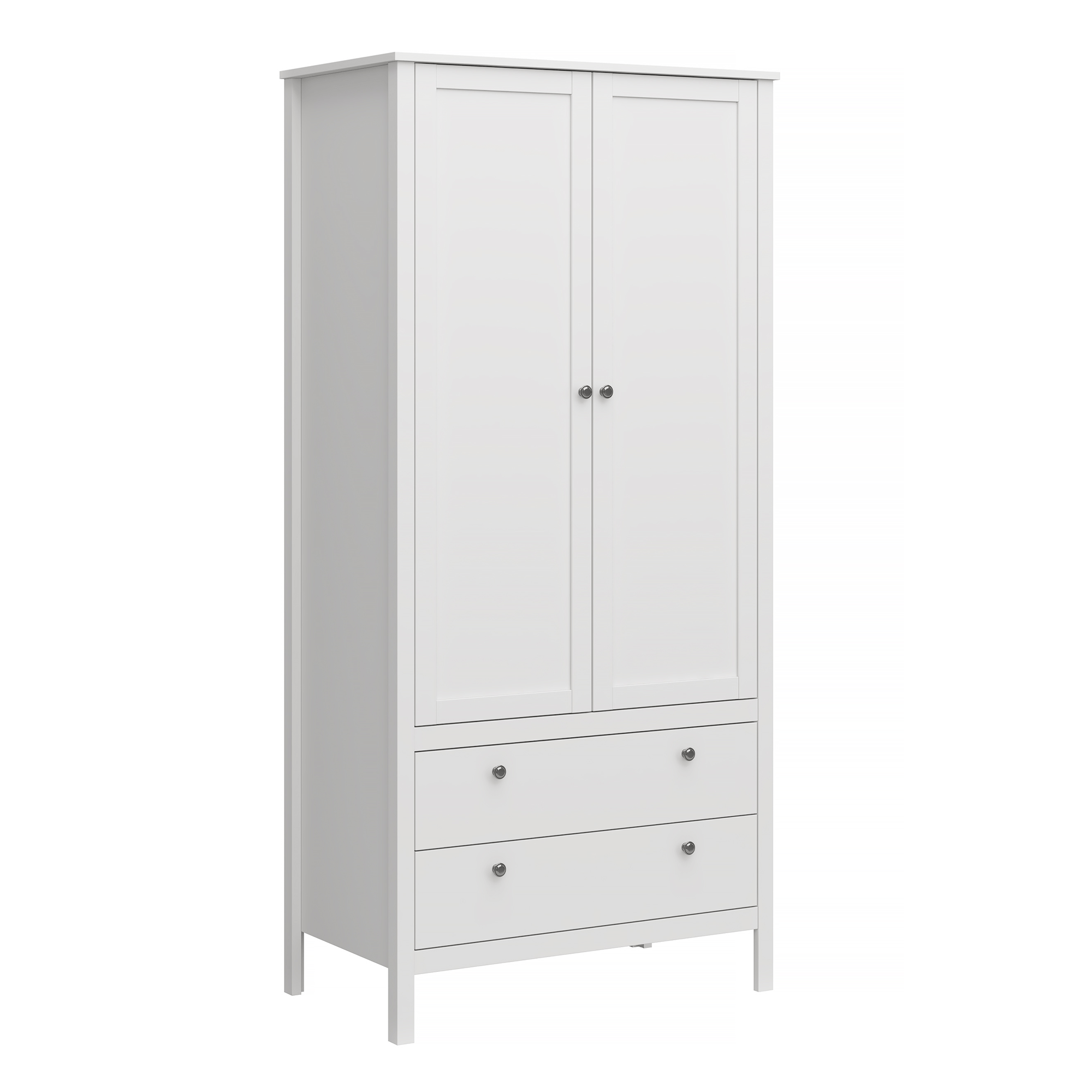 Dulap KIATO, alb, 91x61x200.6 cm Kondela