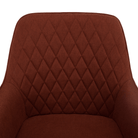 Scaun de design KOMOTINI, maro/negru, 55.5x58.5x83.5 cm Kondela