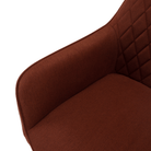 Scaun de design KOMOTINI, maro/negru, 55.5x58.5x83.5 cm Kondela