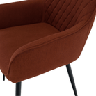 Scaun de design KOMOTINI, maro/negru, 55.5x58.5x83.5 cm Kondela