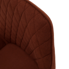 Scaun de design KOMOTINI, maro/negru, 55.5x58.5x83.5 cm Kondela