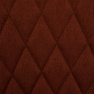 Scaun de design KOMOTINI, maro/negru, 55.5x58.5x83.5 cm Kondela