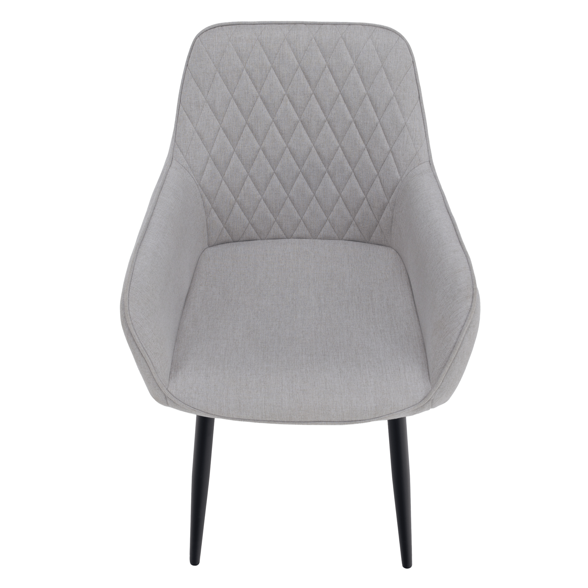 Scaun de design KOMOTINI, gri deschis/negru, 55.5x58.5x83.5 cm Kondela