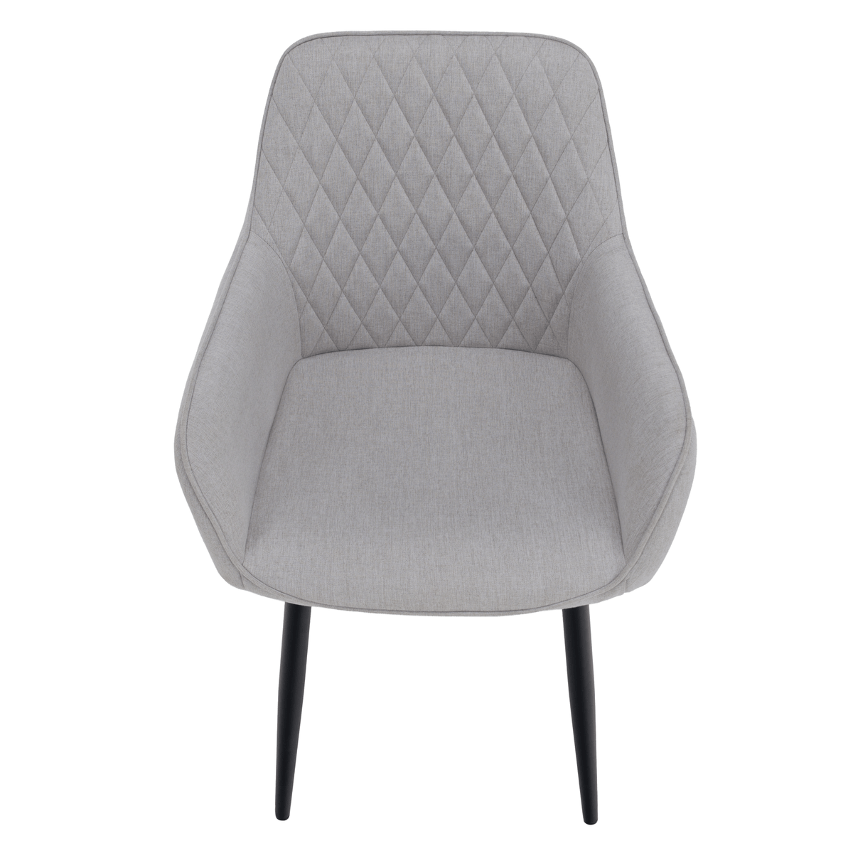 Scaun de design KOMOTINI, gri deschis/negru, 55.5x58.5x83.5 cm Kondela
