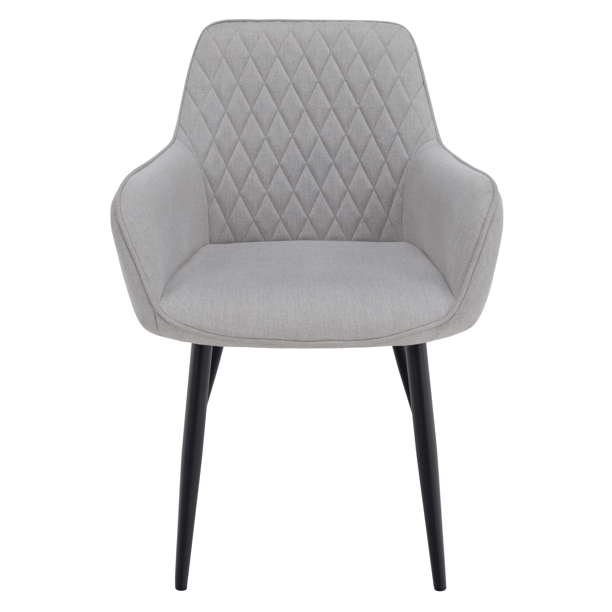 Scaun de design KOMOTINI, gri deschis/negru, 55.5x58.5x83.5 cm Kondela