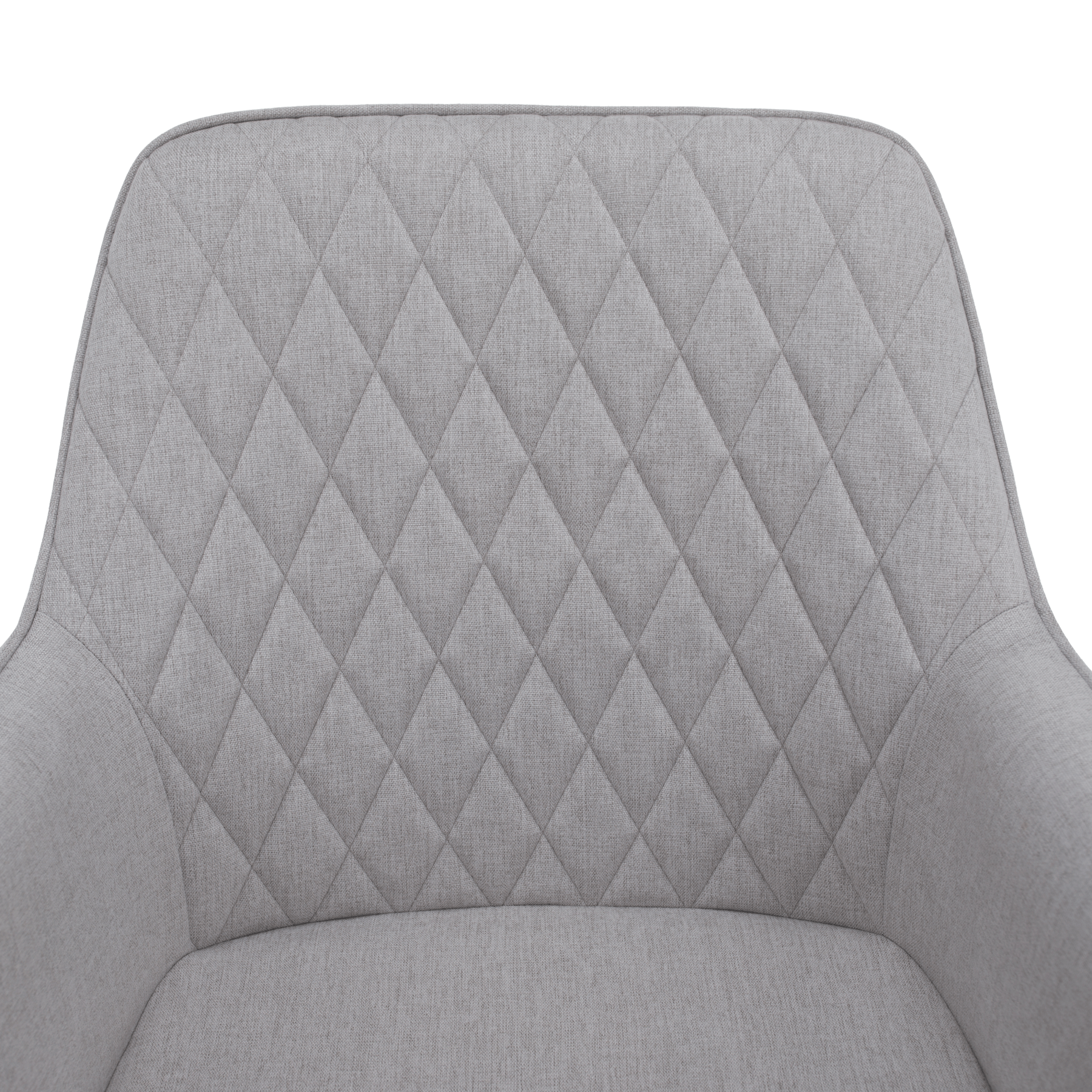 Scaun de design KOMOTINI, gri deschis/negru, 55.5x58.5x83.5 cm Kondela