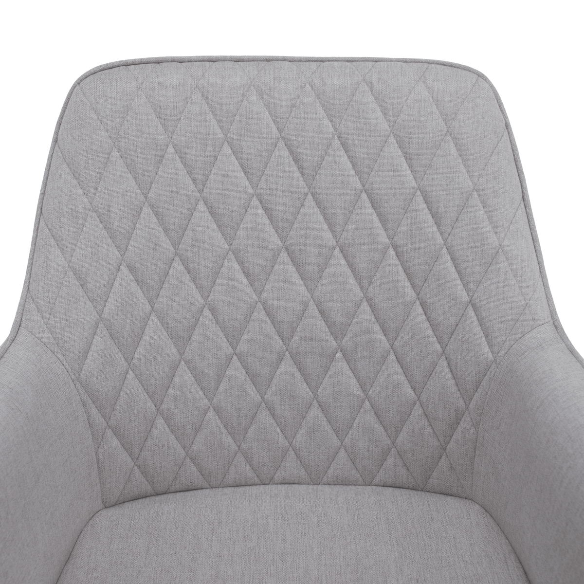 Scaun de design KOMOTINI, gri deschis/negru, 55.5x58.5x83.5 cm Kondela